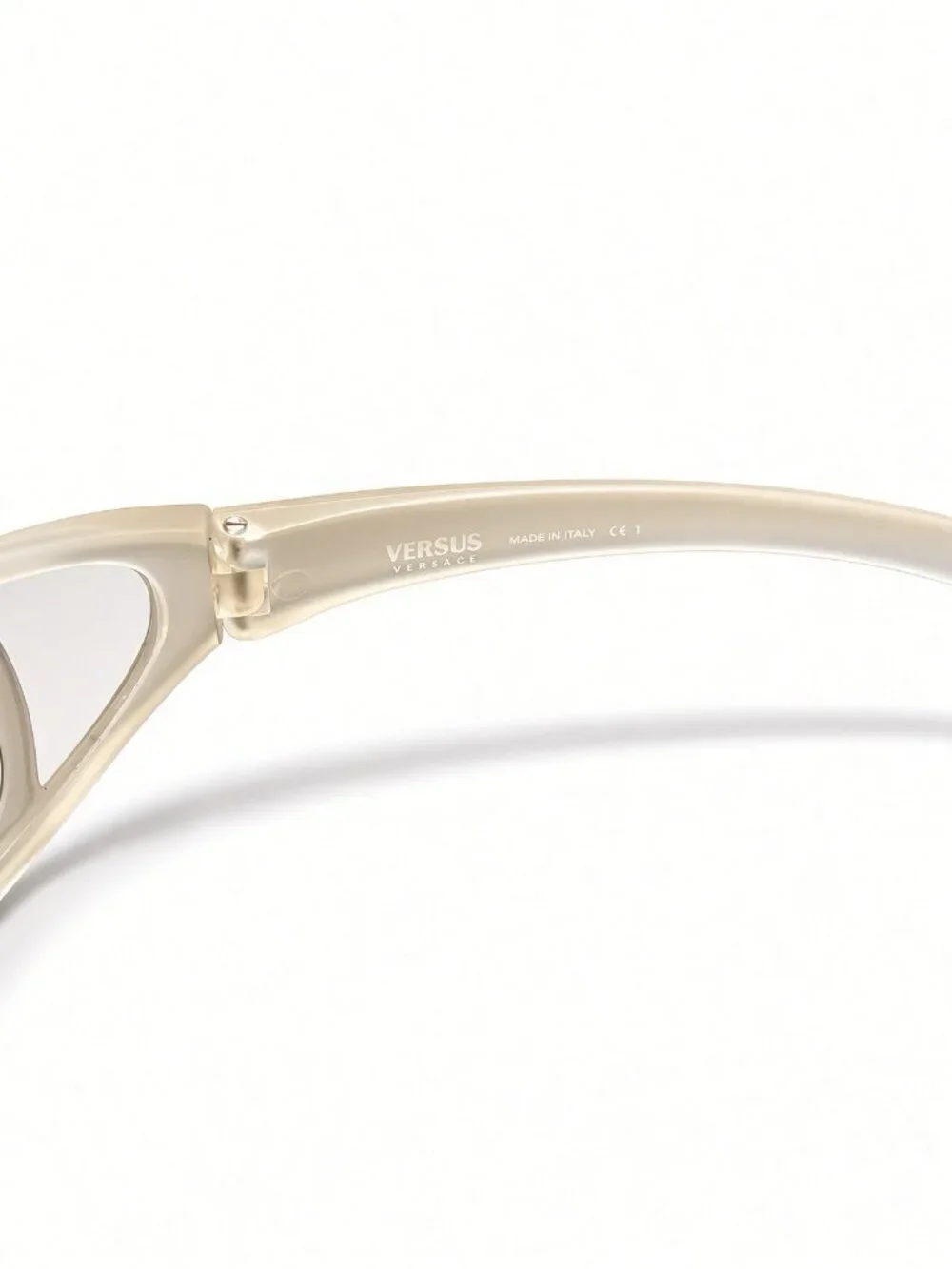 Versus Versace MOD E87 COL 657/218 Cream Wrap Sunglasses Italy Unisex